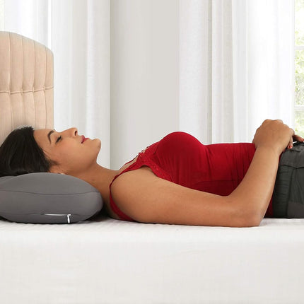 METRON- Unique & Comfortable Orthopedic Microbead Cloud Pillow That is Light & Cooling with Conforming Properties for The Head and Neck Support