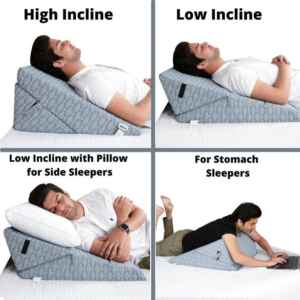 Side Sleeper Bedge Wedge Pillow Acid Reflux Wedge Pillow For Side