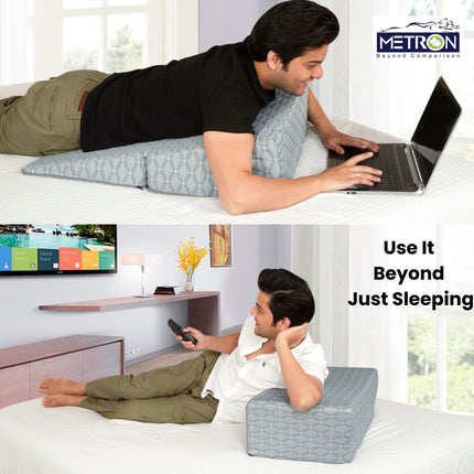wedge pillow for relaxing reading and resting at home provides comfortable support for different daily activities Metron