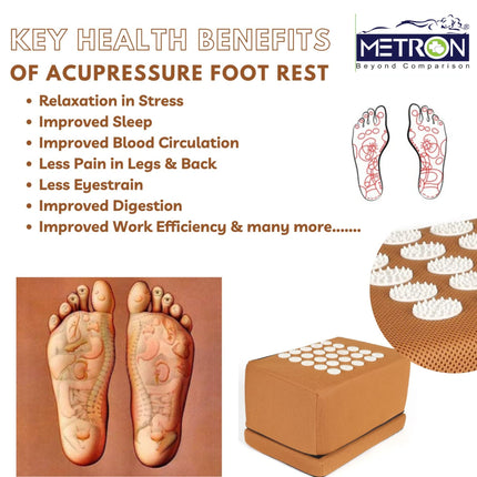 Best acupressure foot rest for office and home use, improves comfort and supports long sitting hours