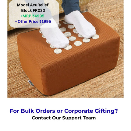 Best acupressure foot rest in India with price offer ergonomic design for pain relief