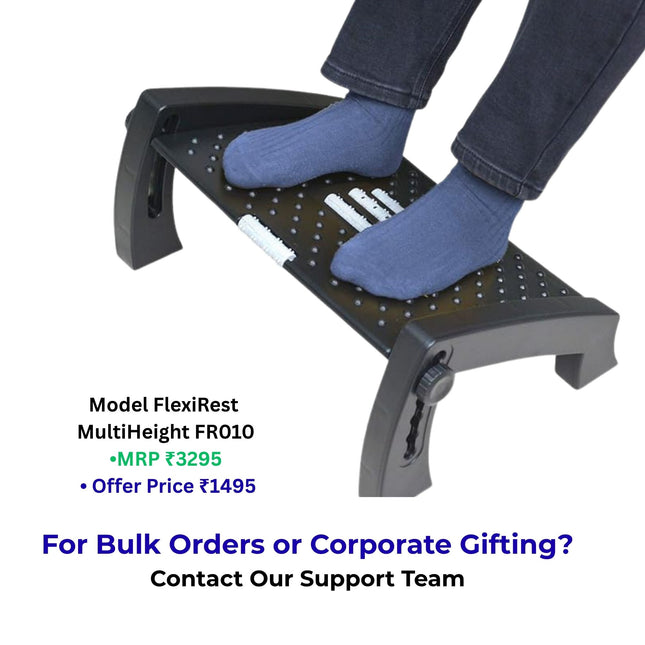 best foot rest for office chair in india for long sitting comfort and daily office use
