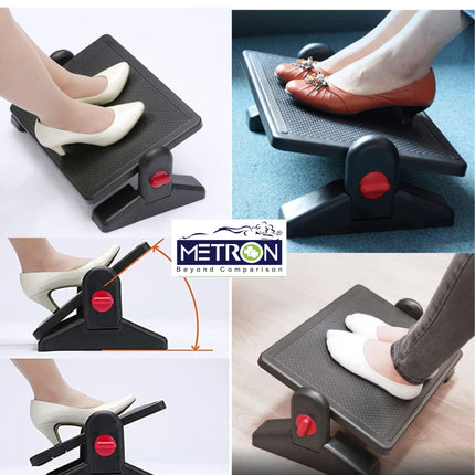 Best foot rest for office chair for daily sitting comfort at home or office by Metron