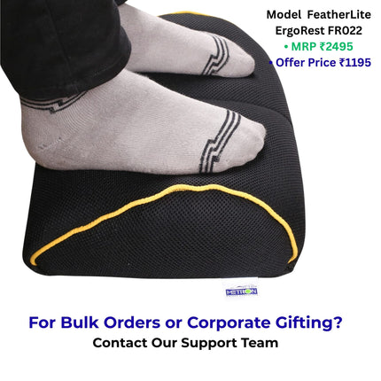 lightweight foot rest for office and work from home setup easy to carry anywhere 
