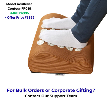 Buy acupressure reflexology foot rest online in India at best price for office and home use with comfort and pain relief benefits