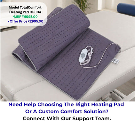 buy electric heating pad online india best price for back pain relief and body comfort metron