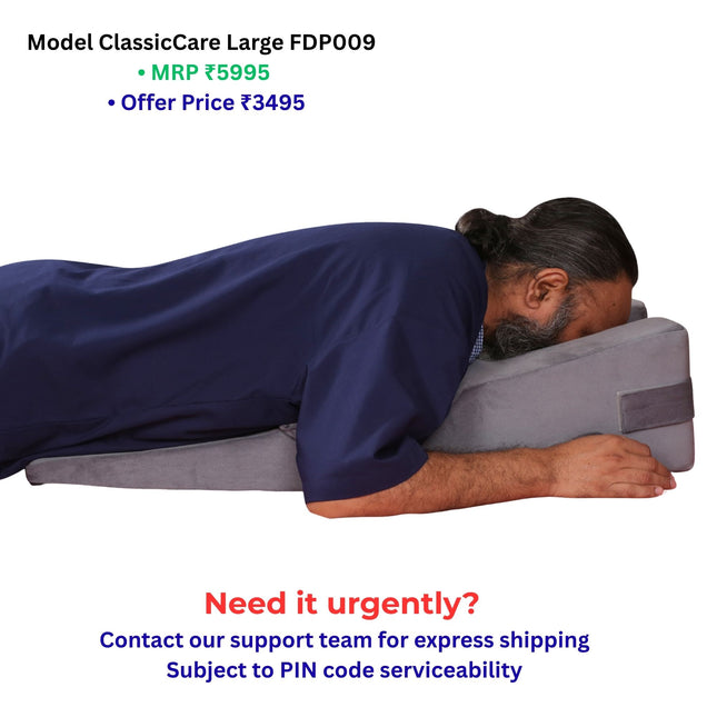 buy face down pillow for eye surgery recovery in india price for vitrectomy and retinal surgery patients