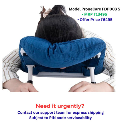 Buy face down pillow for eye surgery recovery in India with price details for vitrectomy macular hole and retinal detachment patients