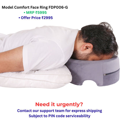 buy face down pillow for eye surgery recovery in india price for vitrectomy and retinal surgery patients