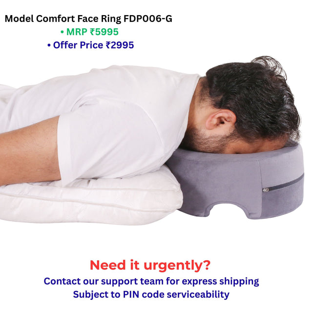 buy face down pillow for eye surgery recovery in india price for vitrectomy and retinal surgery patients