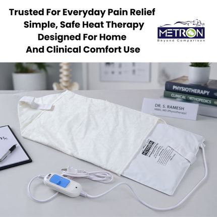 doctor recommended heating pad for home and clinical use pain relief therapy metron