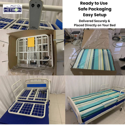 easy setup home care bed solution delivered ready to use for patients and elderly India Metron