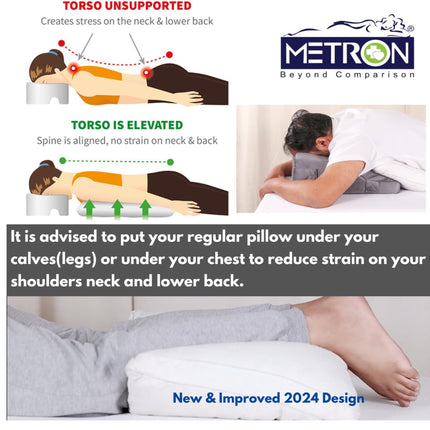 face down pillow used for eye surgery recovery physiotherapy massage therapy and posture support