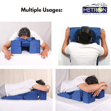 face down pillow used for eye surgery recovery physiotherapy massage and relaxation therapy