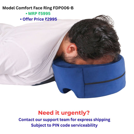 face down pillow after eye surgery in India for home recovery with comfortable sleeping support