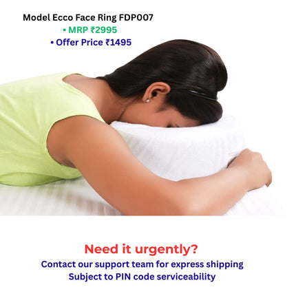 Face down ring pillow for retinal surgery recovery in India with best price for vitrectomy and macular hole patients