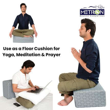 floor cushion for yoga meditation and prayer sitting support provides comfort and stability for long sitting sessions Metron