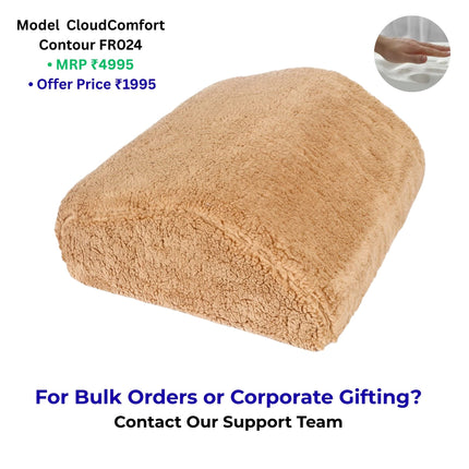 best foot rest cushion for long sitting office work in India ergonomic support for feet Metron CloudComfort model
