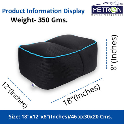 18x12x8 inch foot rest height booster ideal for short people to maintain proper sitting posture