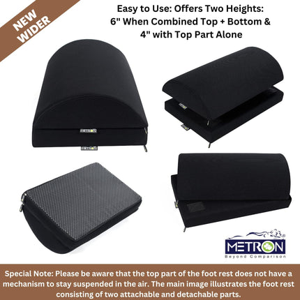 Foot rest benefits for reducing back pain improving knee support and enhancing comfort at home or office