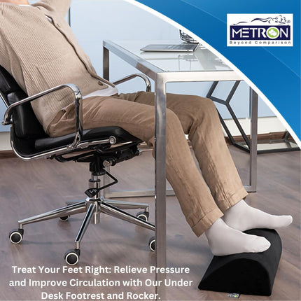 foot rest used for long sitting in office chair to support legs and posture