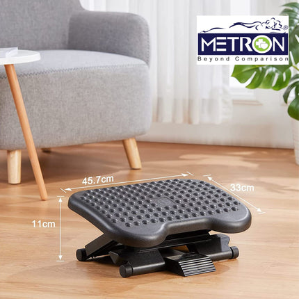 foot rest for office desk helps maintain proper sitting posture and reduces strain on legs and lower back