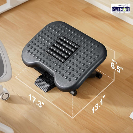 foot rest for office desk helps maintain proper sitting posture and reduces strain on legs and lower back