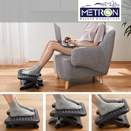 foot rest for work from home setup under table helps support legs and makes sitting for long hours more comfortable