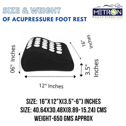 Foot rest size and dimensions guide for choosing the right support for office desk, study table or home seating comfort