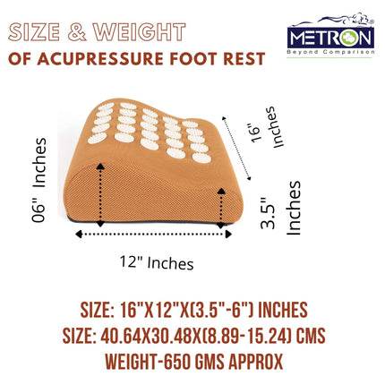Foot rest size and dimensions guide for choosing the right support for office desk, study table or home seating comfort