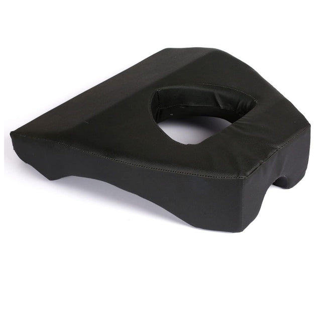 Face down pillow for eye surgery recovery used after vitrectomy and retinal detachment surgery for proper sleeping position