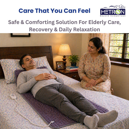 heating pad for elderly body pain relief safe home care solution for daily comfort metron