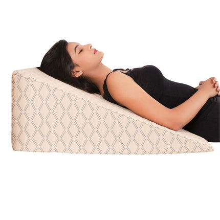 best wedge pillow for acid reflux GERD relief while sleeping elevated on bed for comfortable night sleep India Metron