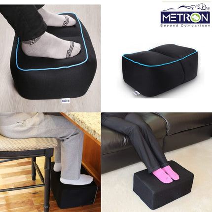 soft foot rest cushion for relieving leg pain and discomfort while sitting for long hours at desk