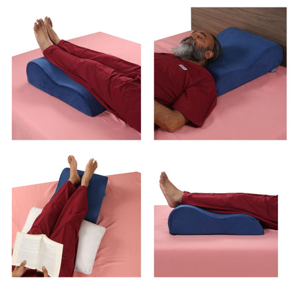 leg elevation pillow for burning tingling and numbness in legs while resting
