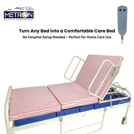 how to make patient comfortable at home without hospital bed for elderly care India Metron