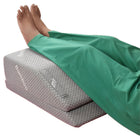 memory foam leg elevation pillow for improving blood circulation while resting