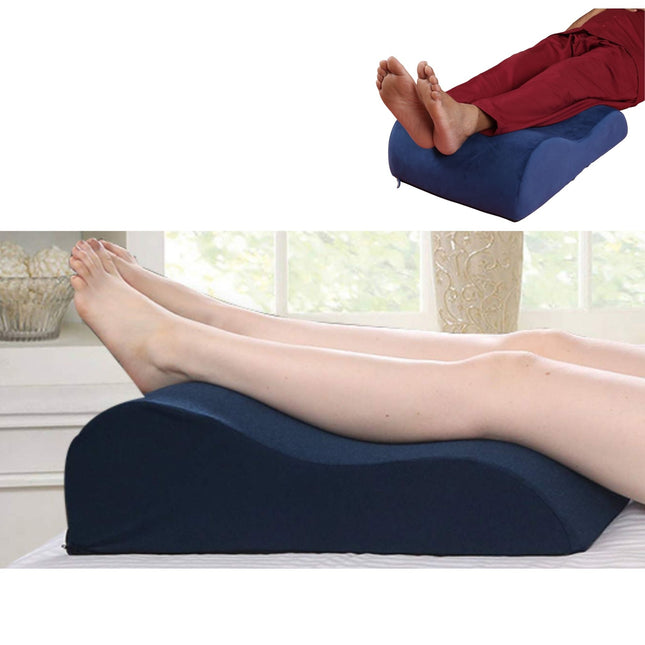 leg elevation pillow for swelling burning sensation and tired legs relief at home