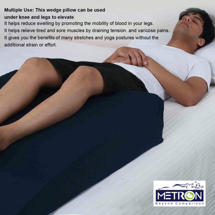 leg elevation support pillow for reducing swelling improving blood circulation and relaxing tired legs metron