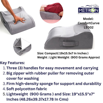 leg rest pillow for relaxing after travel or long sitting hours
