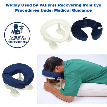 Face Down Pillow with Stand for Eye Surgery Recovery – Memory Foam Face Cradle | ComfortCradle FDP002