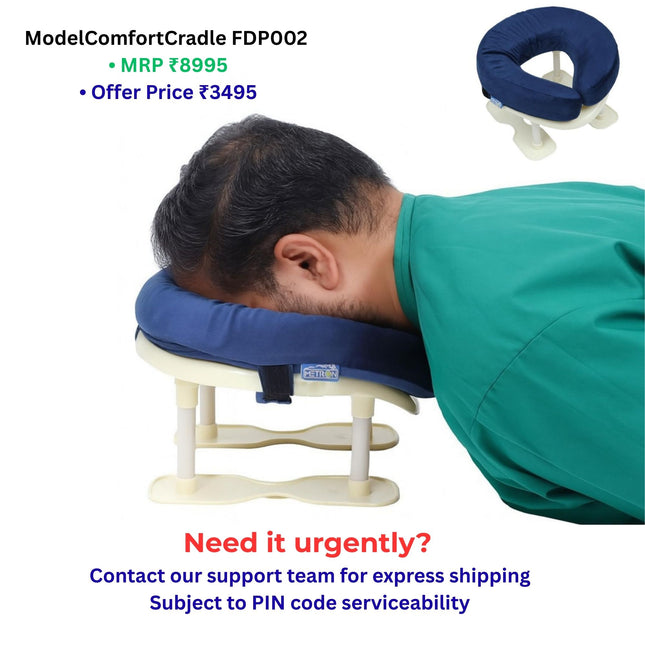 Face Down Pillow with Stand for Eye Surgery Recovery – Memory Foam Face Cradle | ComfortCradle FDP002