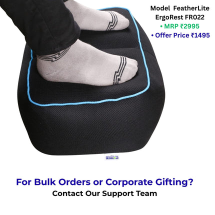 best foot rest for office chair to improve posture and reduce leg discomfort during long sitting work