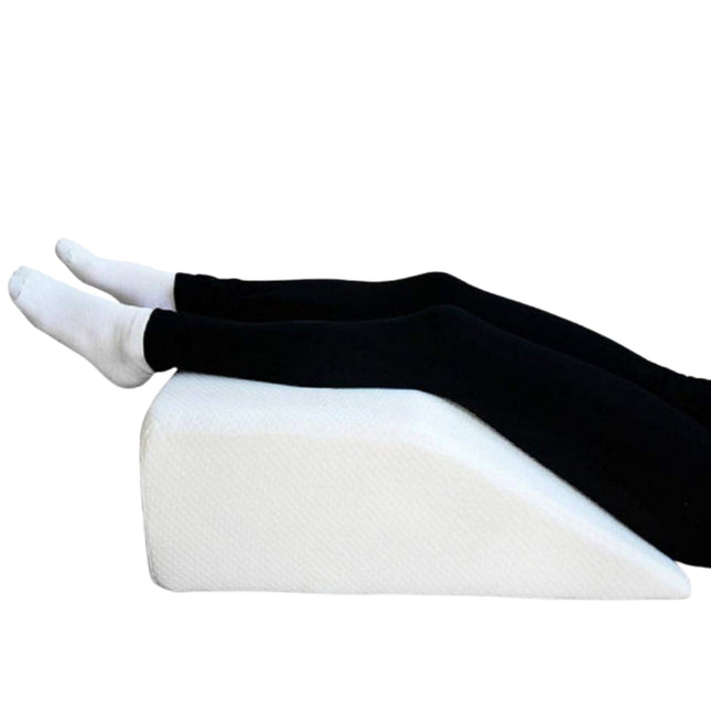 leg elevation pillow for edema and varicose veins relief at home for elderly patients