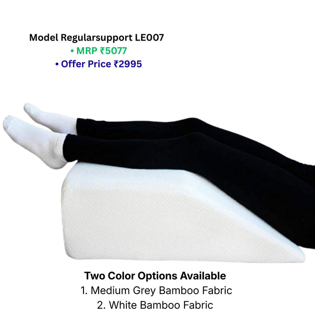 leg elevation pillow for varicose veins pain relief and improved blood circulation