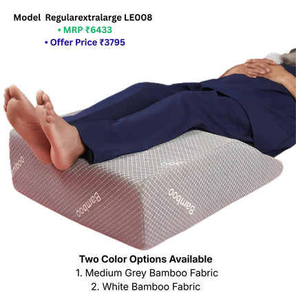 Leg Elevation Pillow for Swelling, Sciatica & Blodd Circulation | Extra Large Orthopedic Bed Wedge Pillow fo |  Metron Regularextralarge LE008