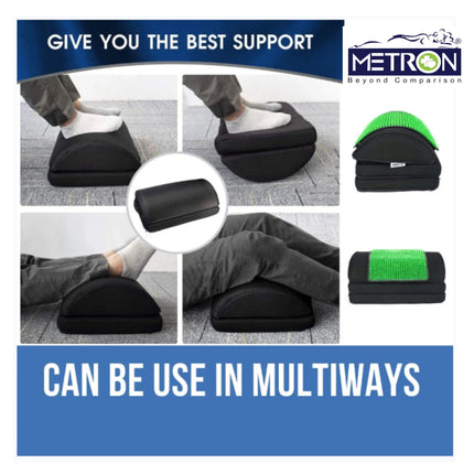 multi purpose foot rest for leg support knee comfort and relaxation at home office or work desk