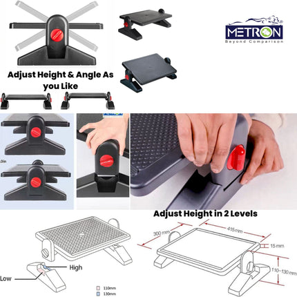Foot rest for students and office professionals to stay comfortable during long study or work hours