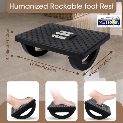rocking foot rest for under desk helps keep legs active and comfortable during long sitting hours