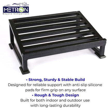 Strong and stable foot rest for long sitting office use with reliable support for legs and daily comfort
